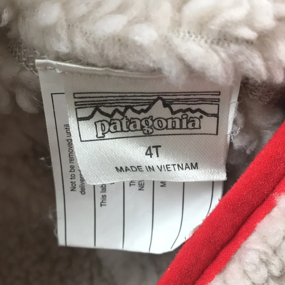 Patagonia Reversible Tribbles Jacket (size 4T)
